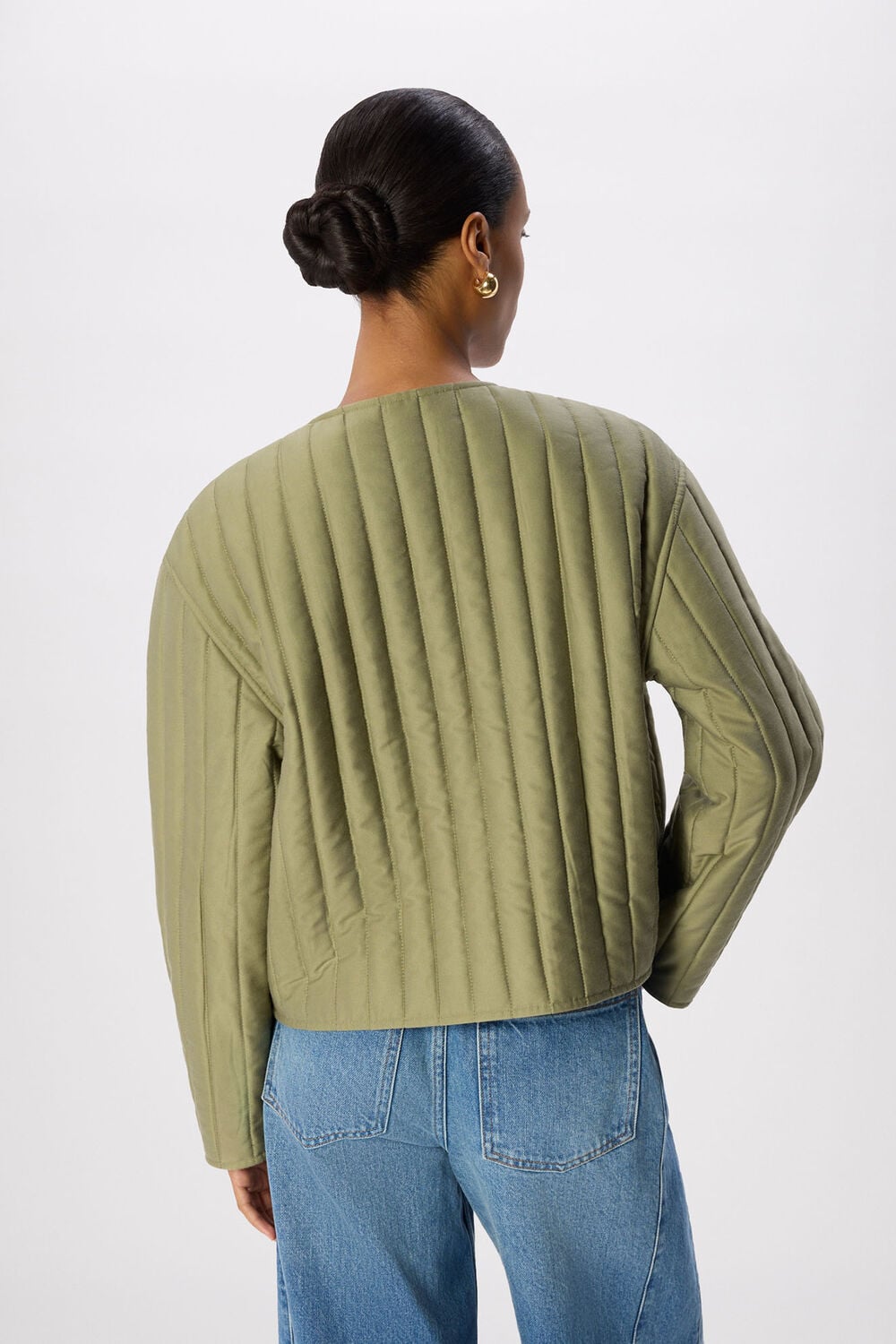 Khaki Quilted Liner Jacket