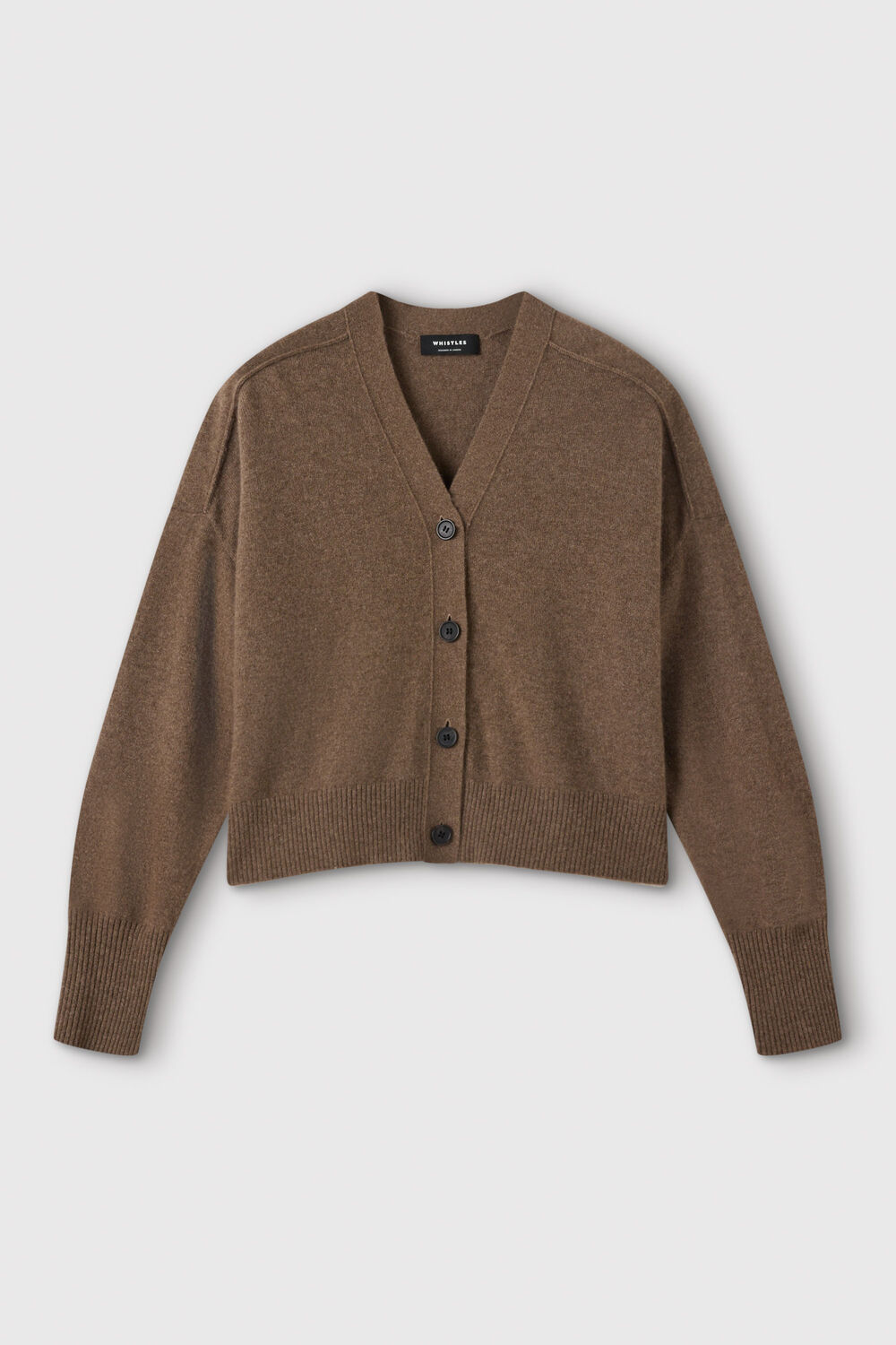 Cashmere Button Cardigan