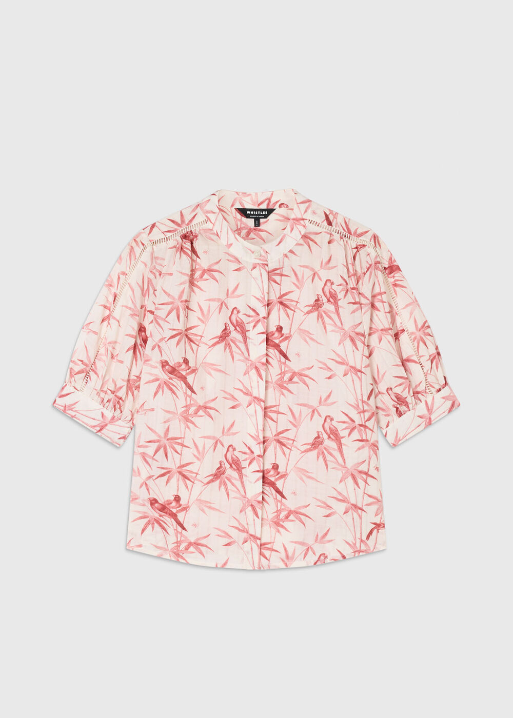 Tropical Bird Textured Shirt