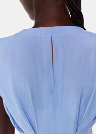 Panel Linen Blend Dress