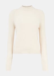 Wool Textured Crew Neck Knit