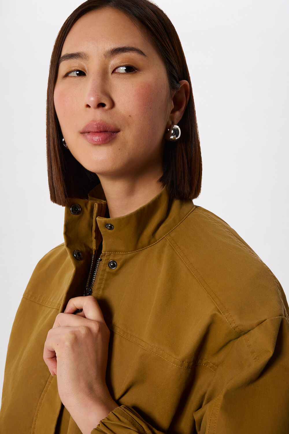 Wax Coated Bomber Jacket