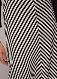 Diagonal Stripe Skirt