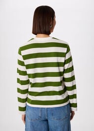 Relaxed Stripe Long Sleeve Tee