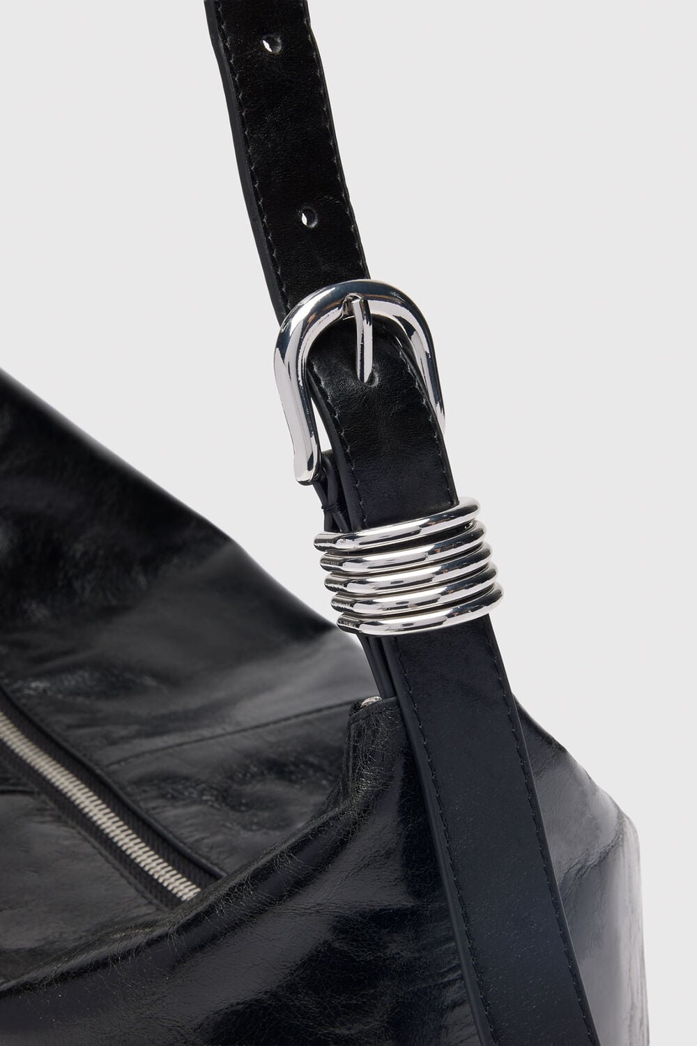 Ring Detail Shoulder Bag