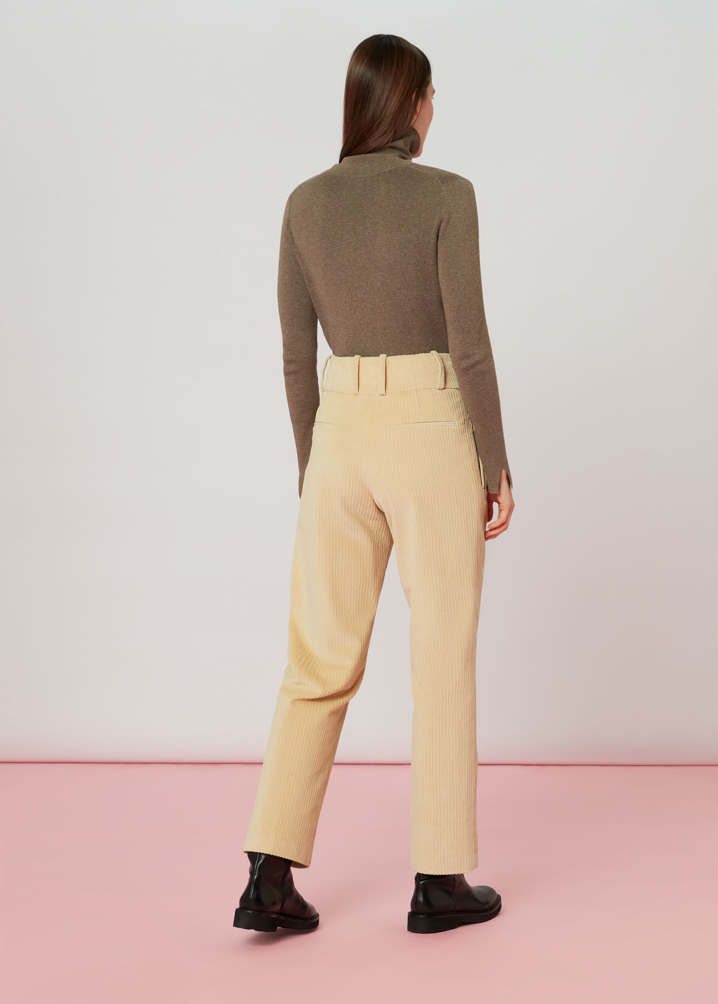 Beige Suki Cord Trouser WHISTLES Whistles UK