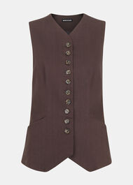 Mila Linen Blend Waistcoat