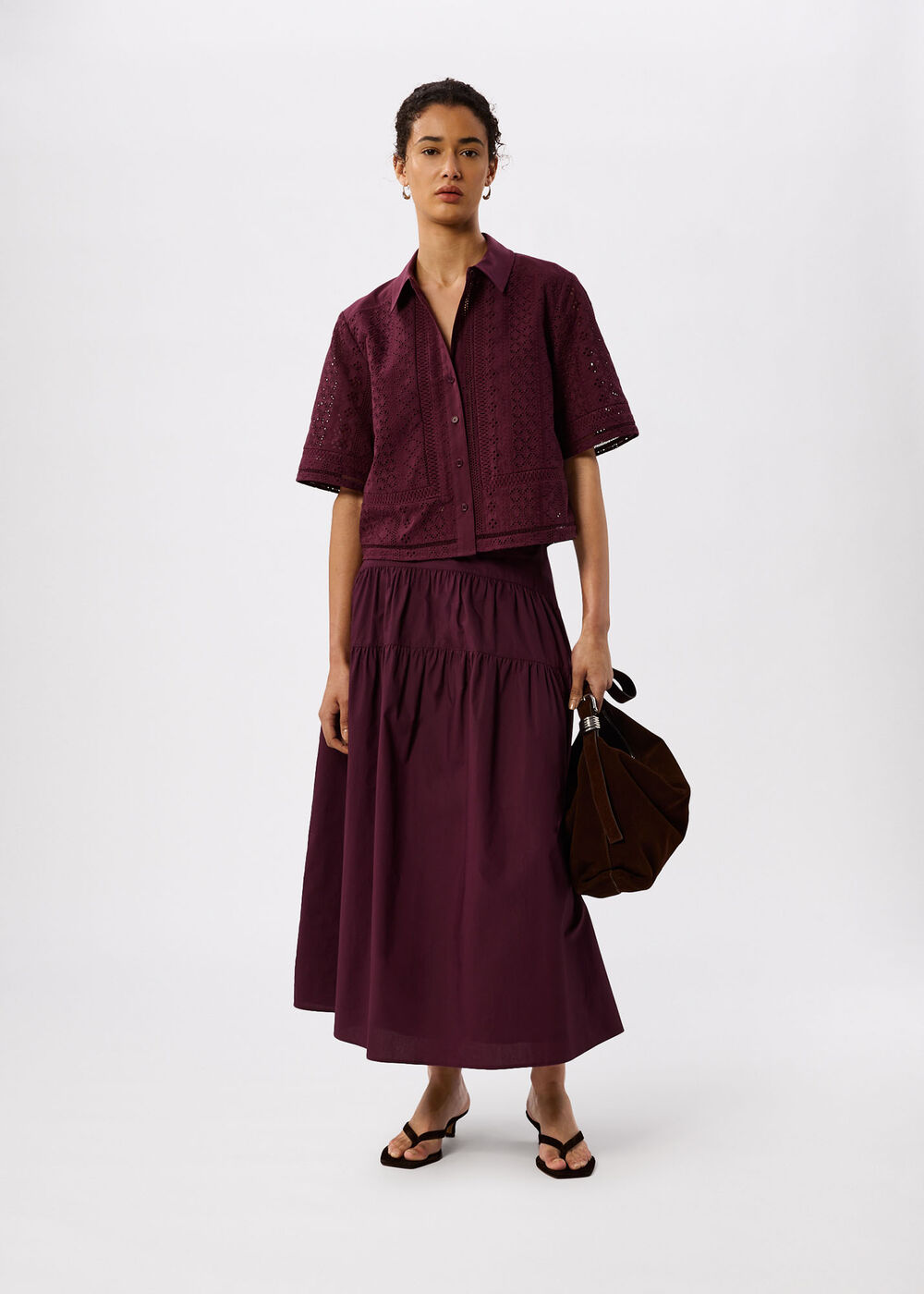 Broderie Cotton Shirt
