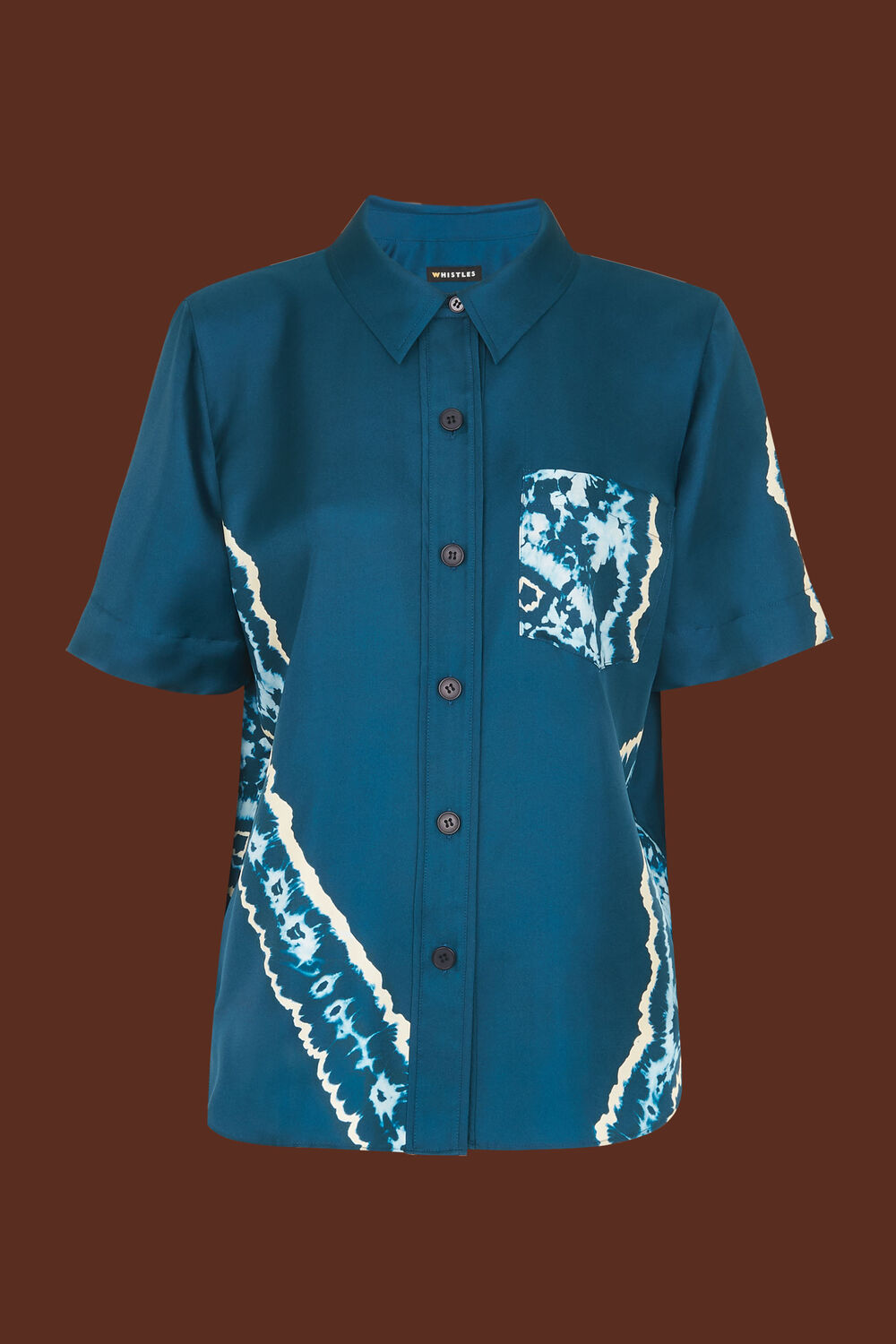 Silk Tie Dye Shirt