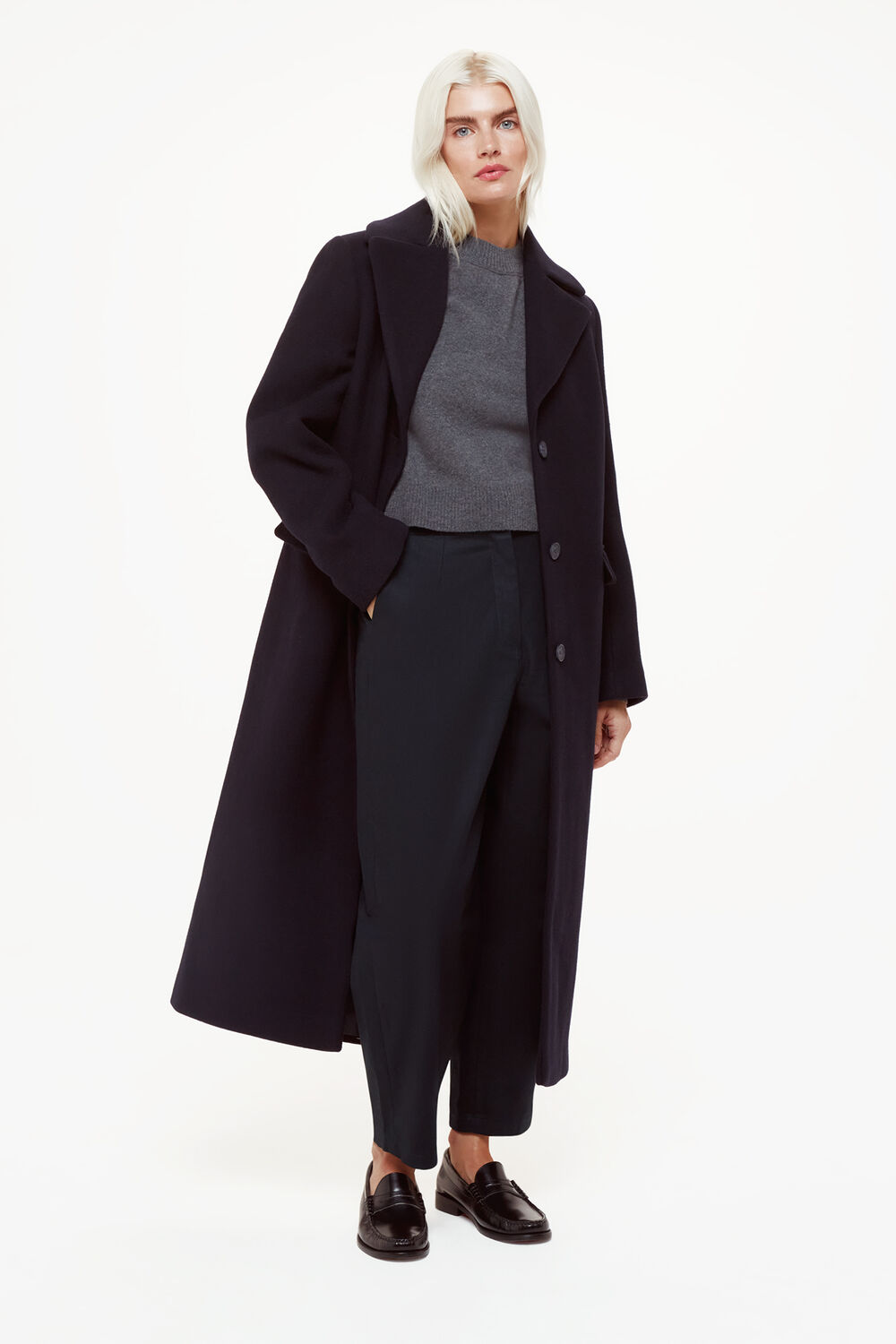 Petite Carla Barrel Cotton Trouser