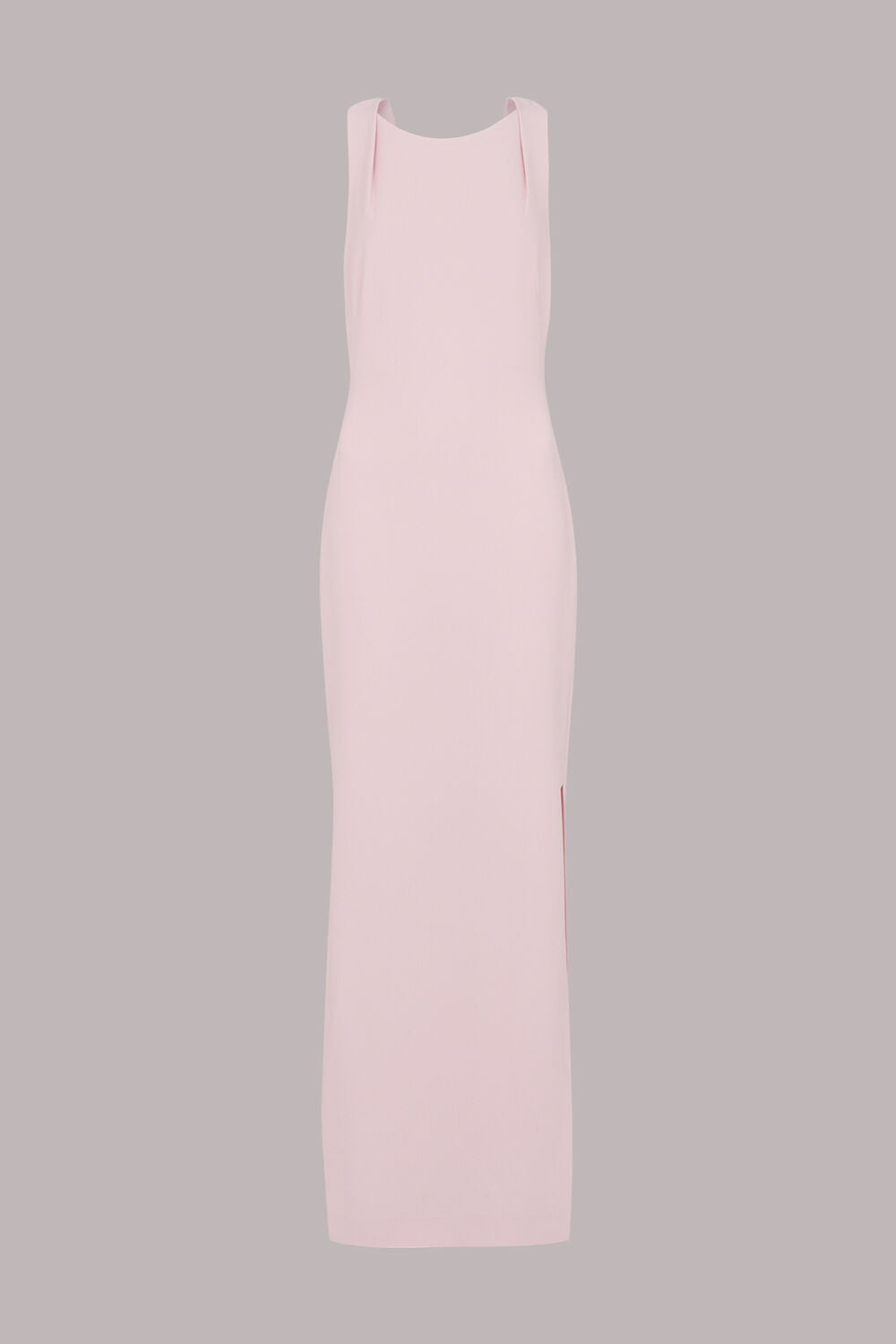 Pale Pink Tie Back Dress