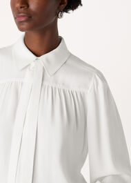 Tie Detail Crepe Blouse