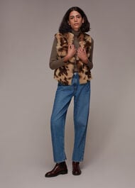Cow Print Toscana Gilet