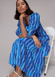 Trailing Leaf Trapeze Dress
