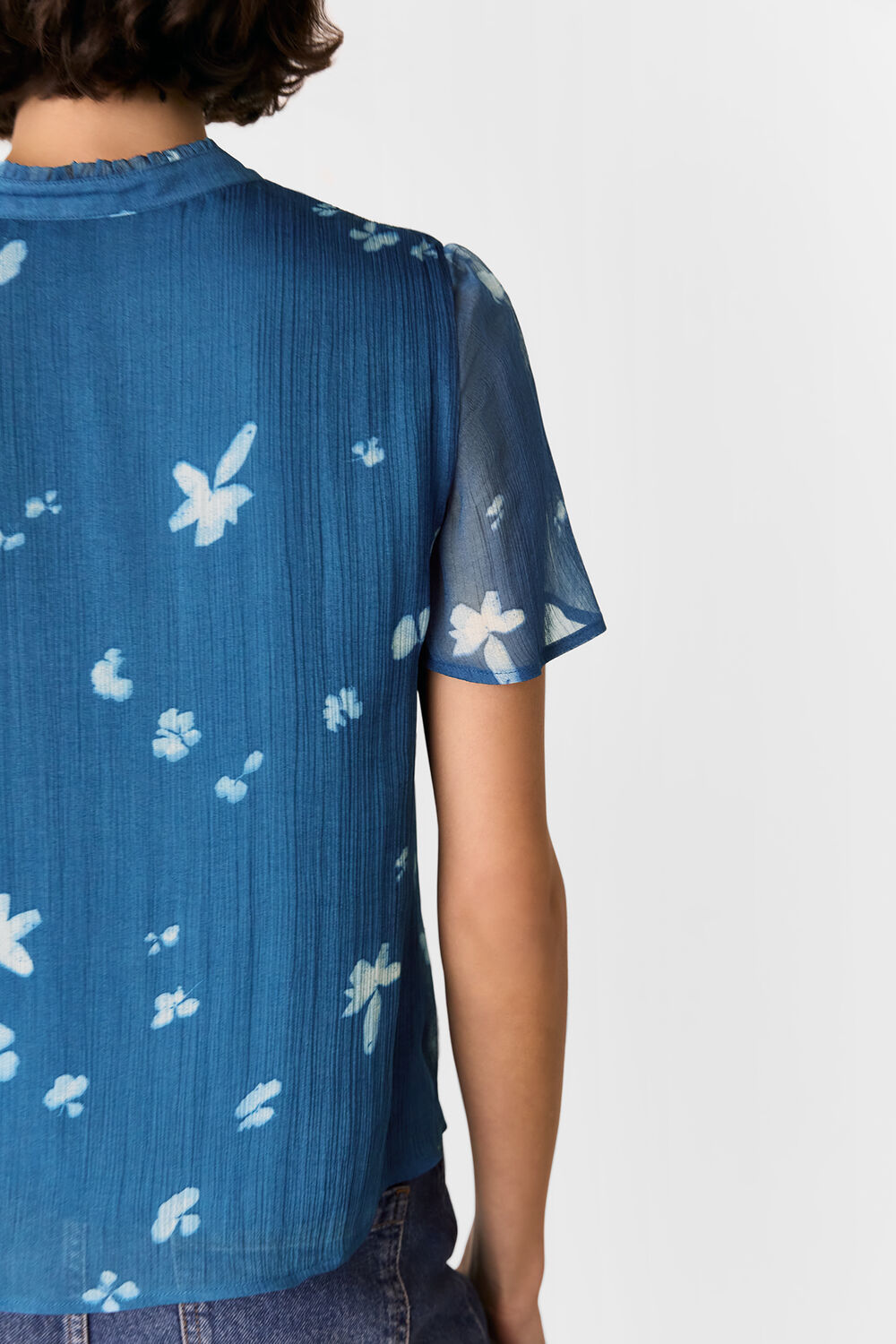 Sun Bleached Floral Blouse