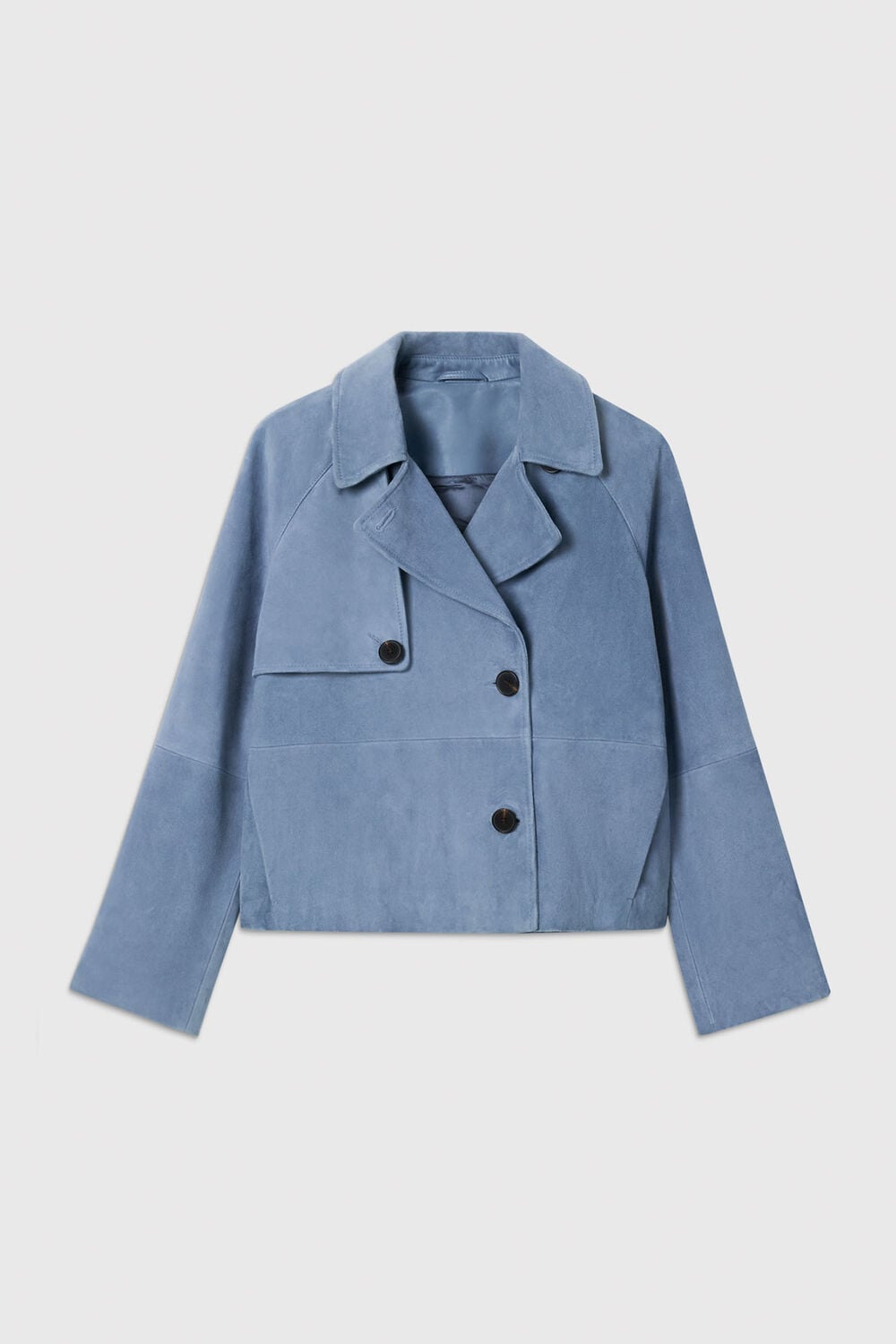 Suede Short Trench Jacket
