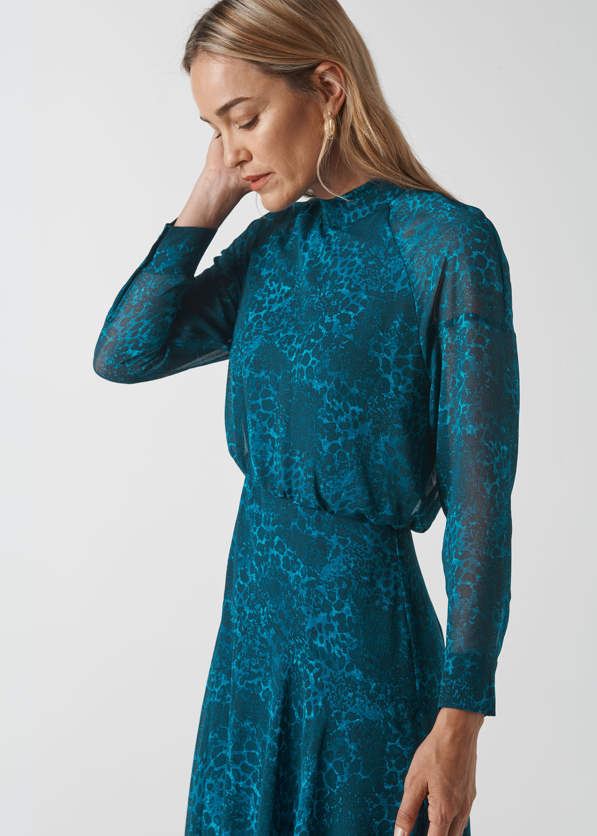 Whistles teal dress clearance