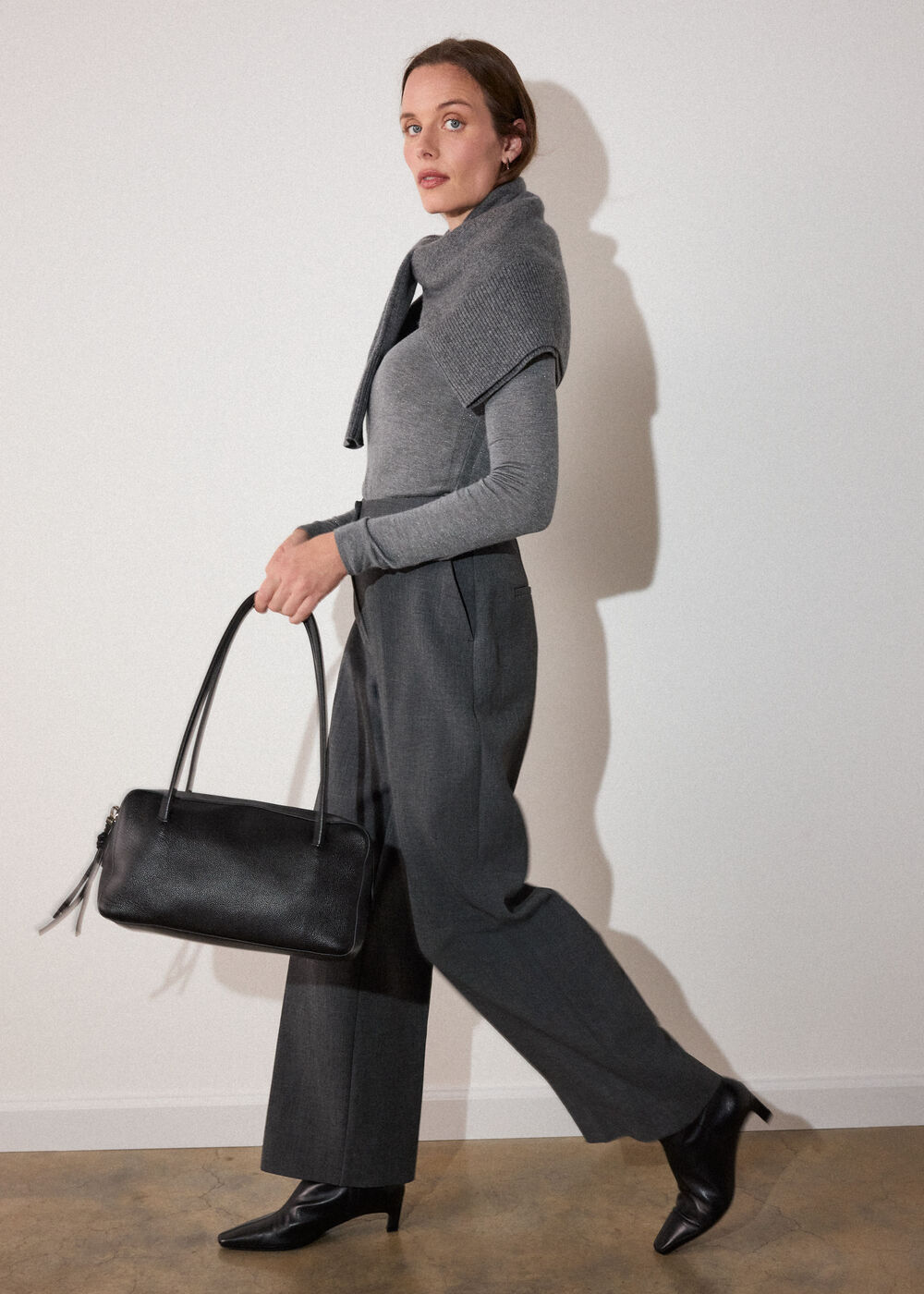 Grey Annie Sparkle Crew Neck