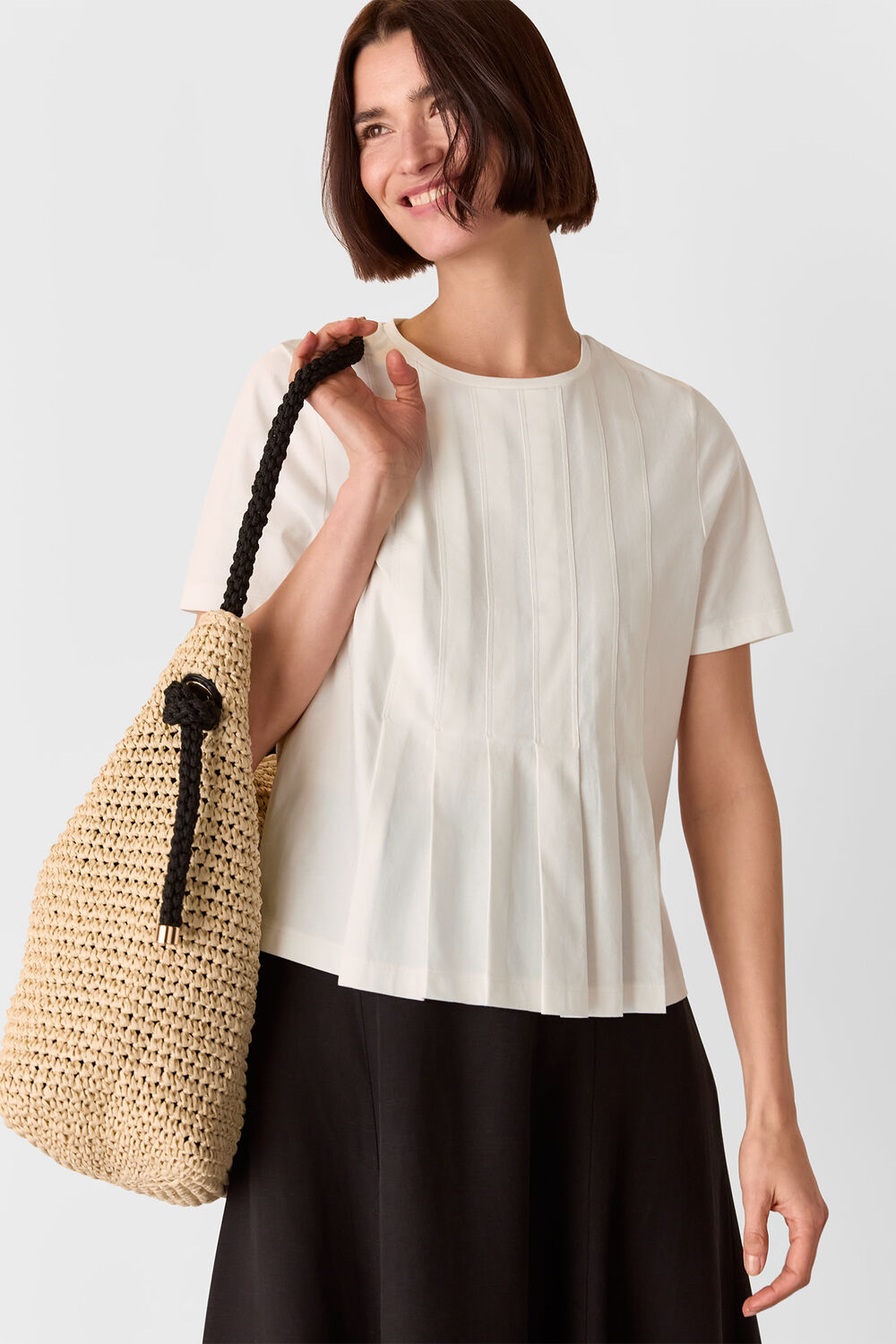 Pleat Detail Top