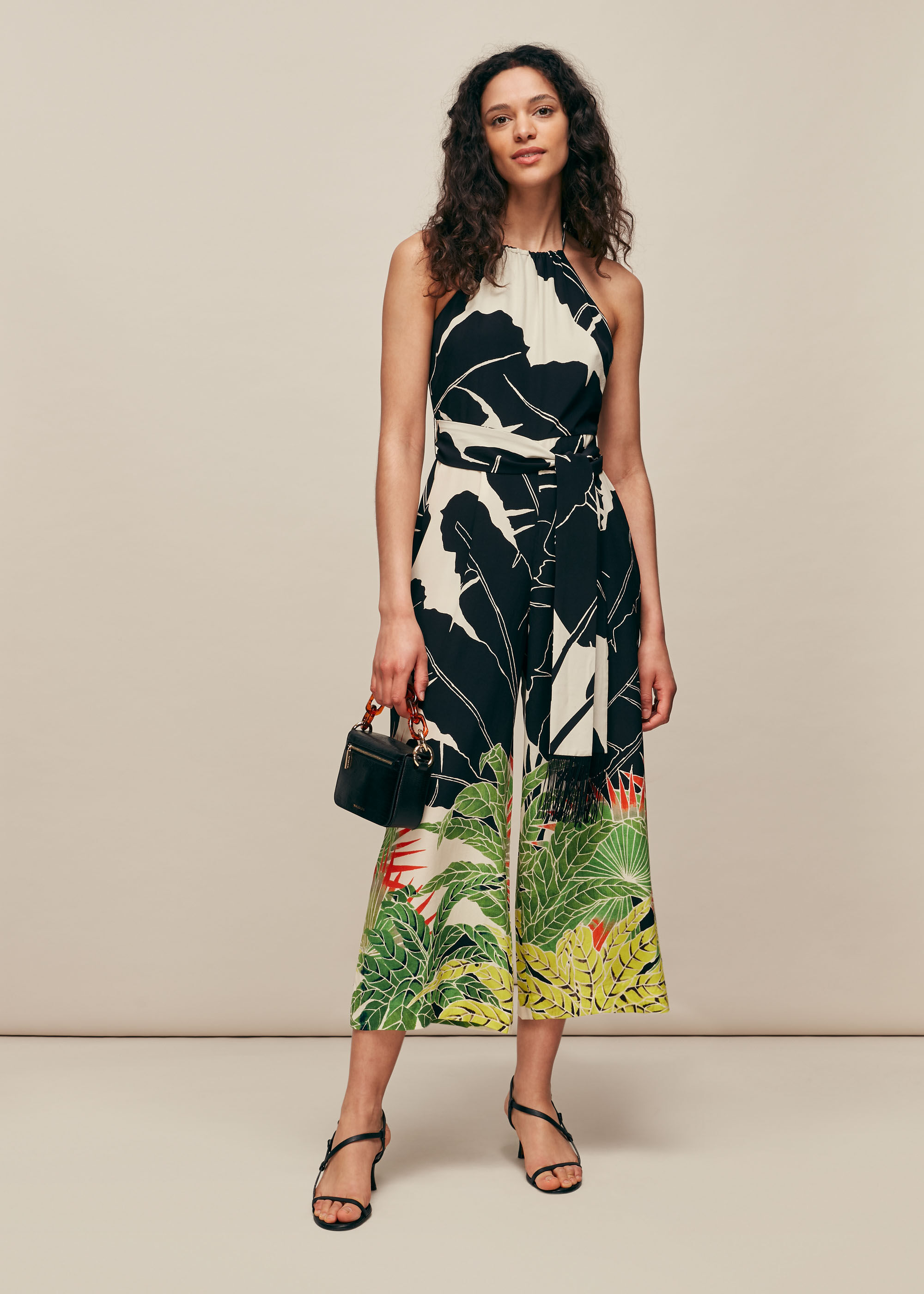 Whistles palm 2025 print jumpsuit