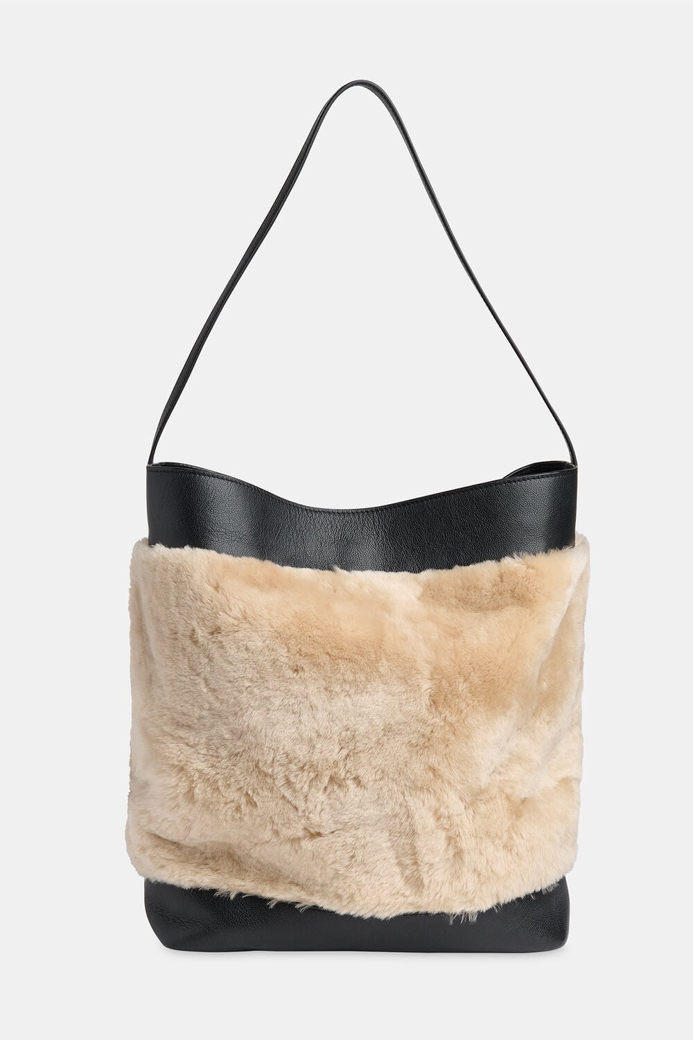 Sasha Shearling Tote Bag