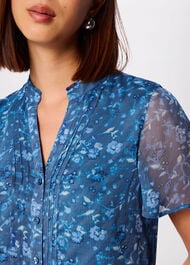 Ditsy Floral V Neck Blouse