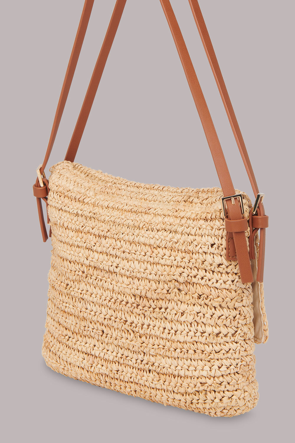 Karis Straw Shoulder Bag