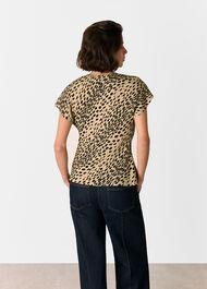 Animal Spot Print Blouse