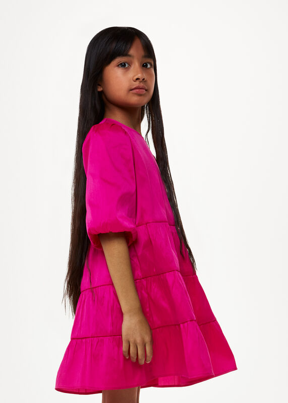 Pink Bella Tiered Dress