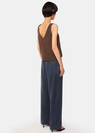 Elasticated Linen Trouser