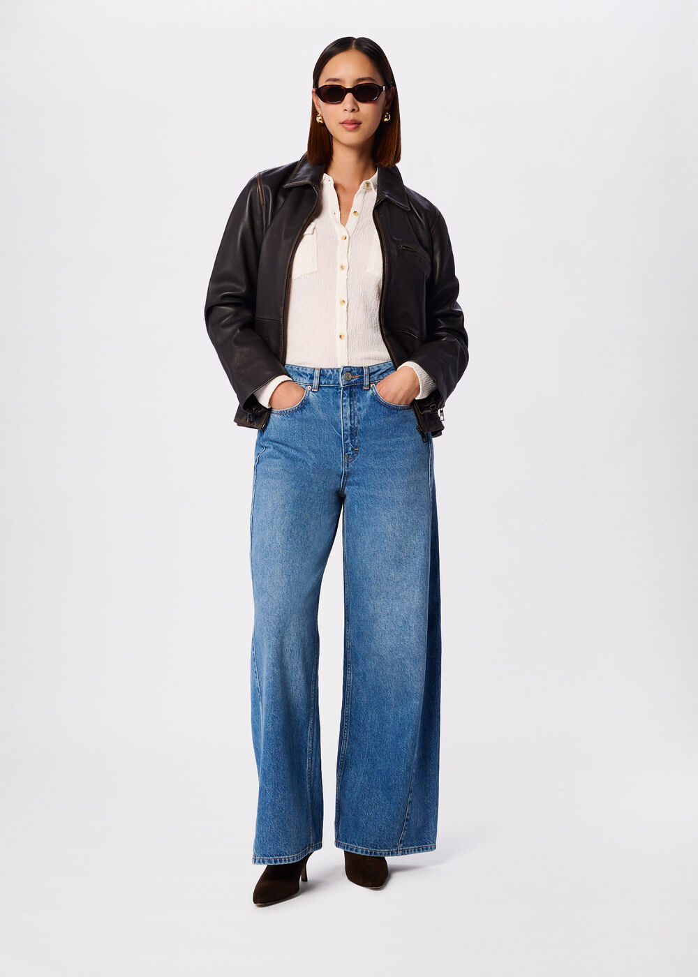 Textured Detail Jersey Shirt