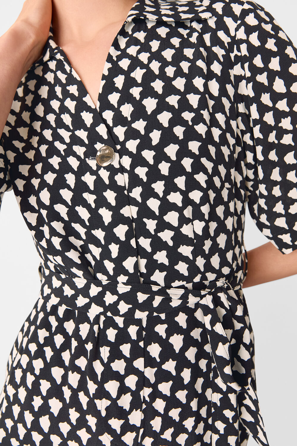 Abstract Triangle Jumpsuit