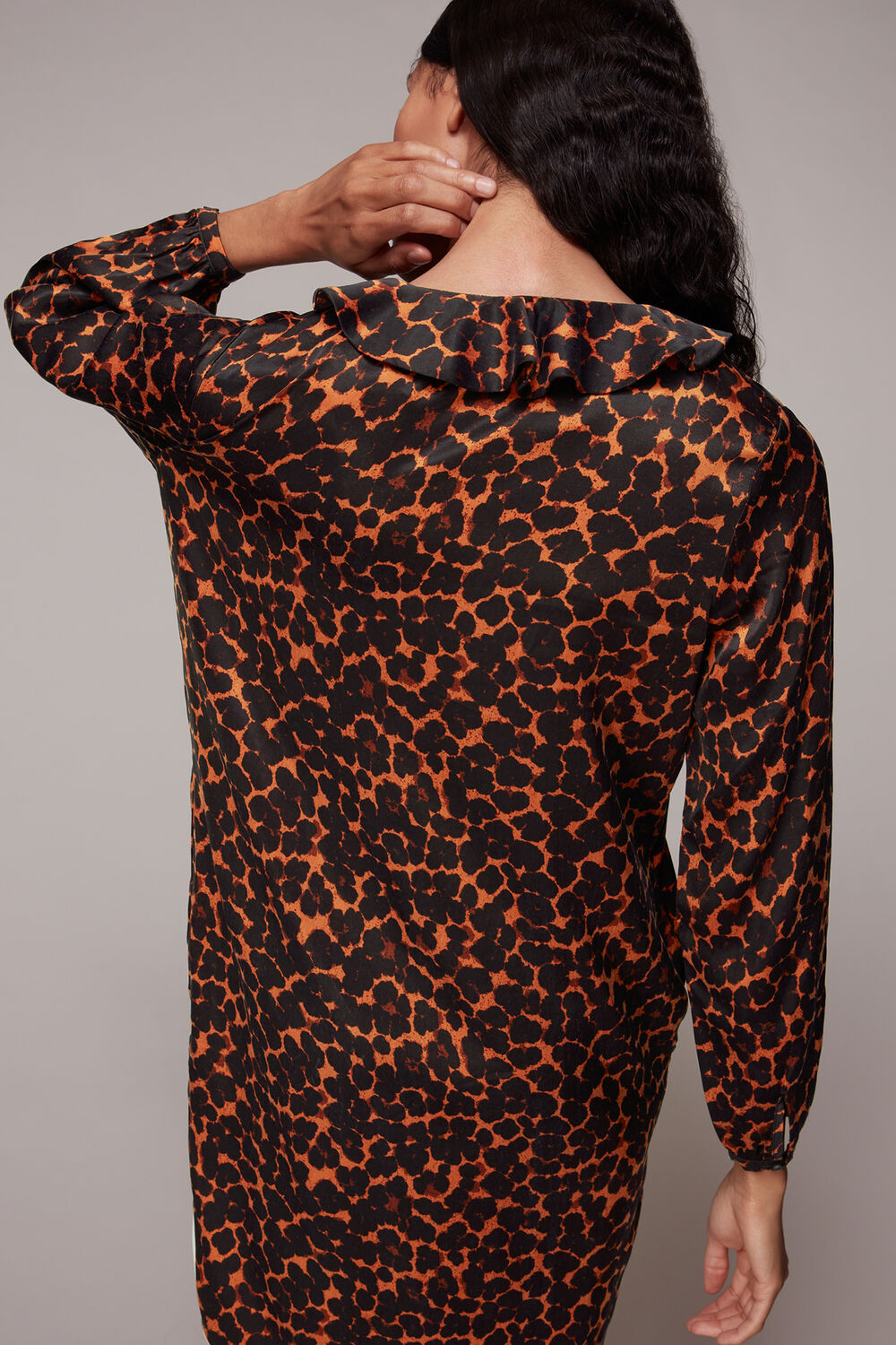 Smudge Animal Frill Dress