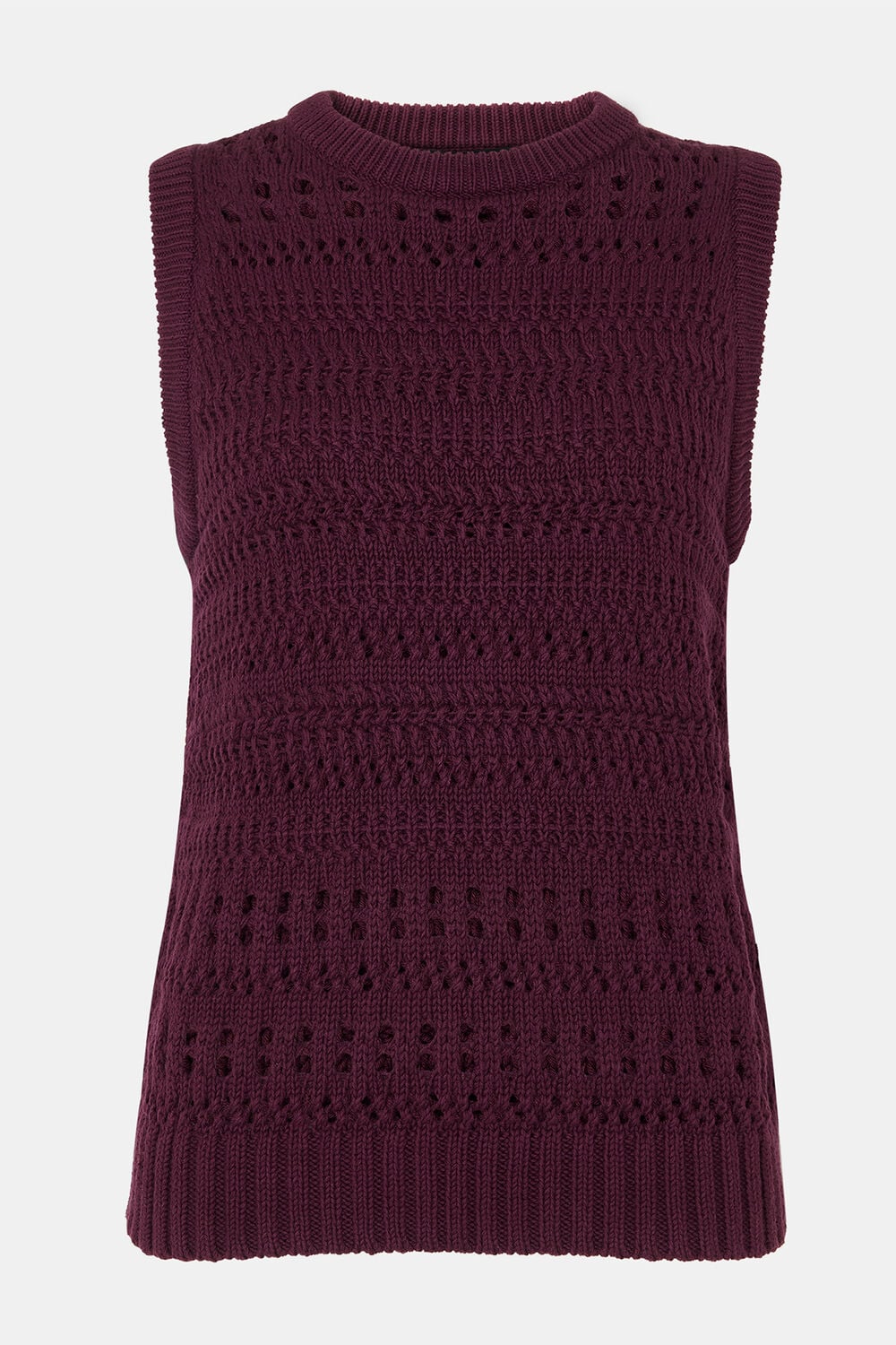 Chunky Cotton Pointelle Tank