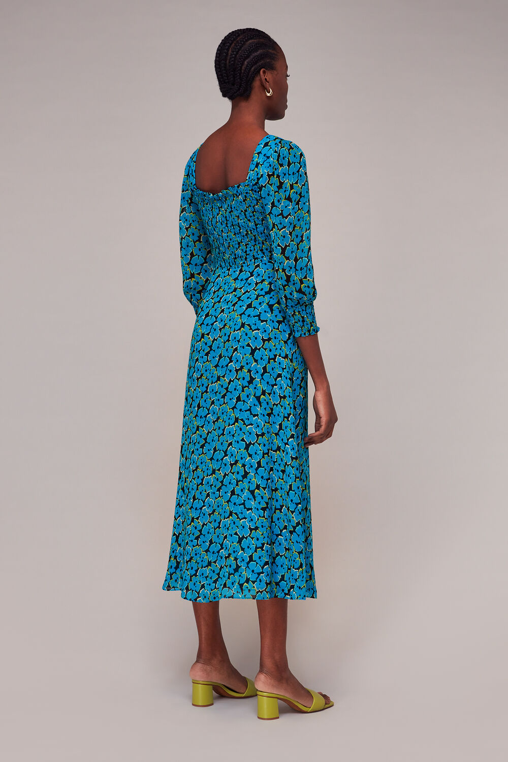 Farfalle Flower Midi Dress
