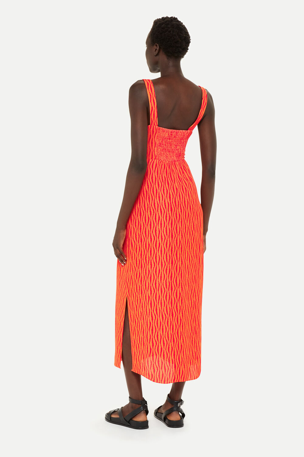 Andie Optical Rope Print Dress
