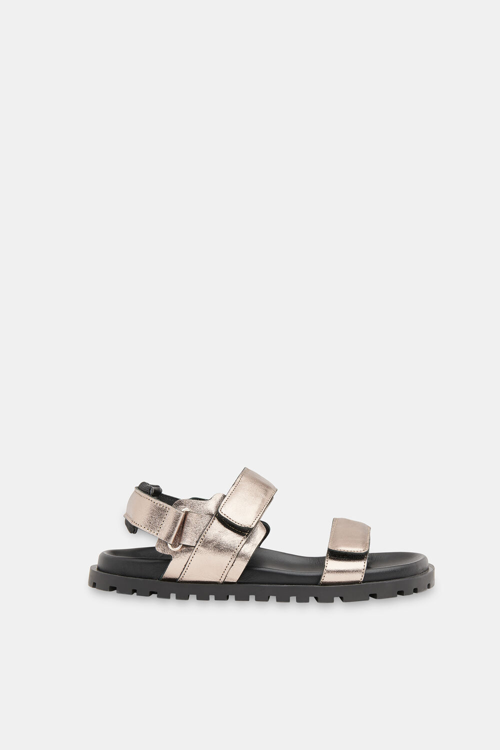 Pewter Ria Sporty Velcro Sandal