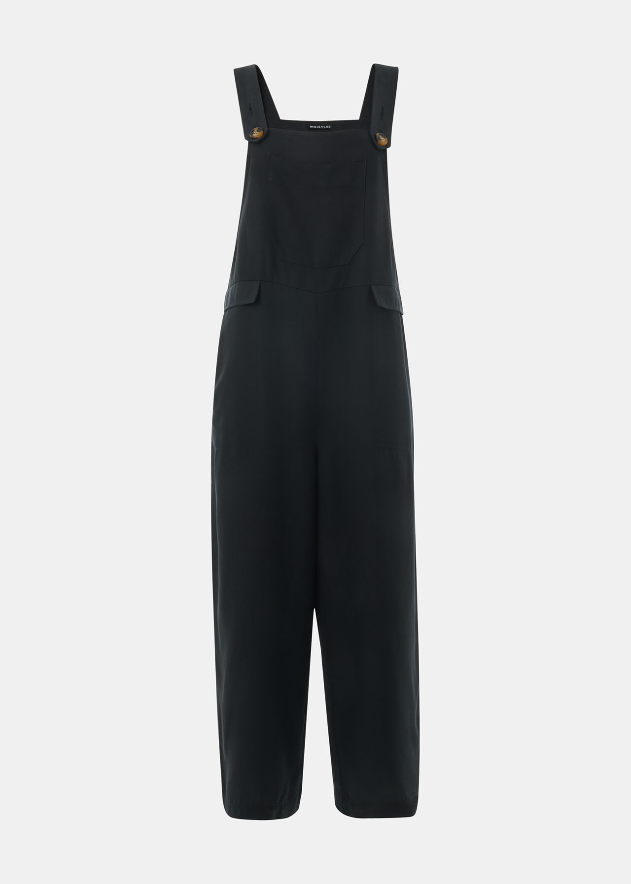 Black Riley Dungarees | WHISTLES