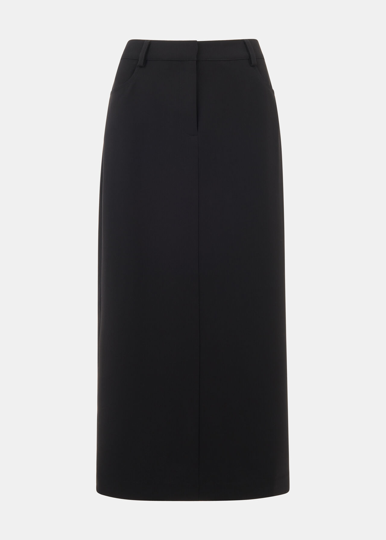 Petite Abigail Tailored Midi Skirt