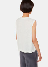 Linen Button Front Tank