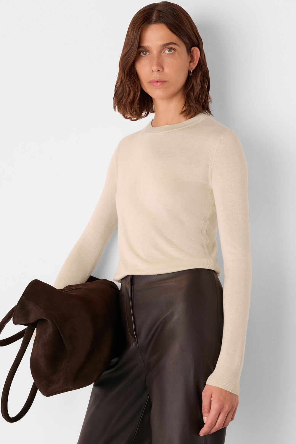 Ivory Annie Sparkle Crew Neck