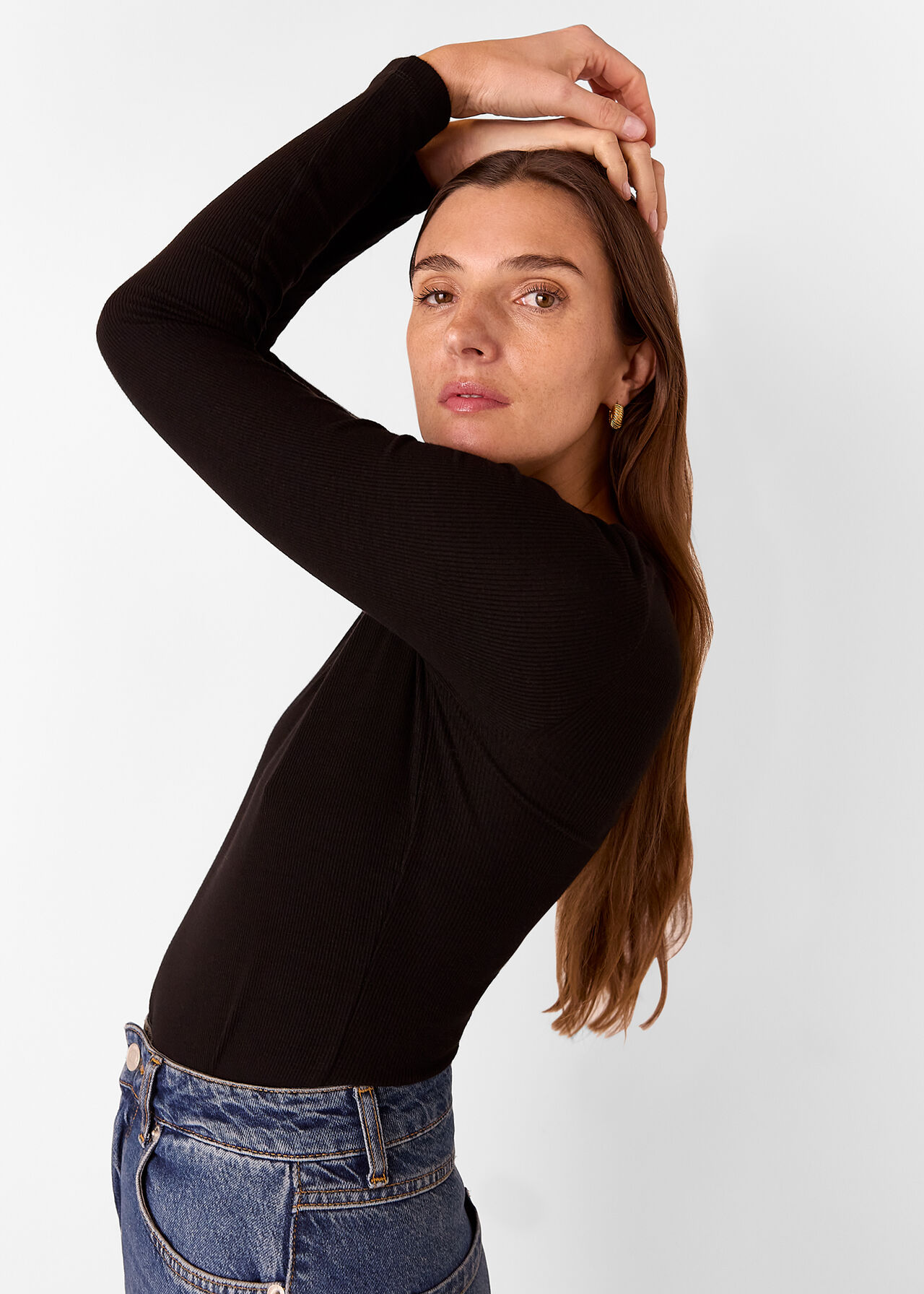 Essential Ribbed Crew