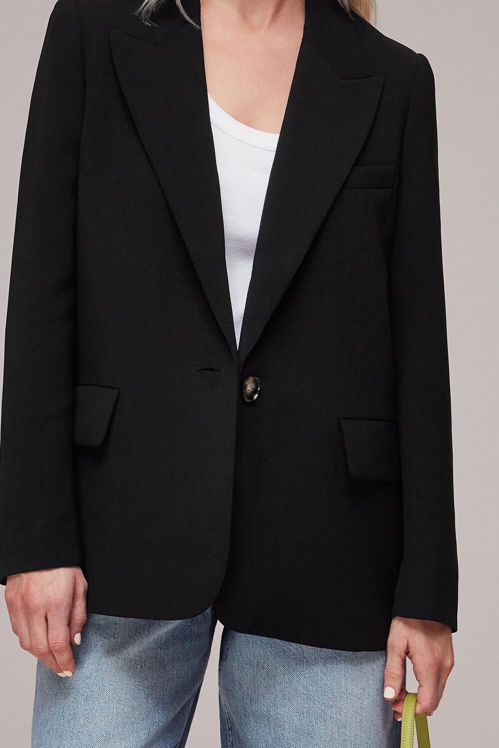 Petite Crepe Boyfriend Blazer