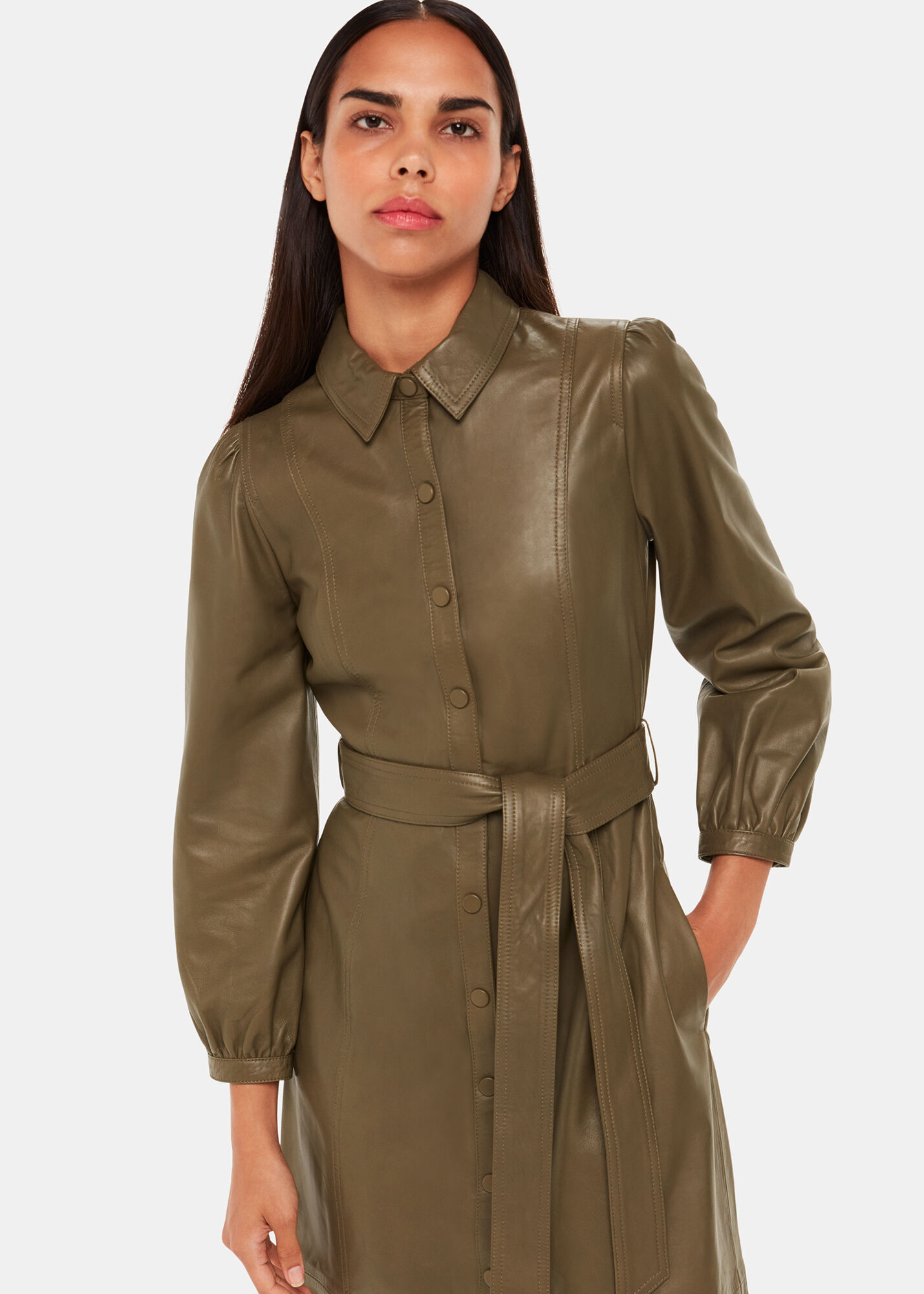 whistles leather dress