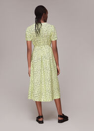Painterly Marks Midi Dress