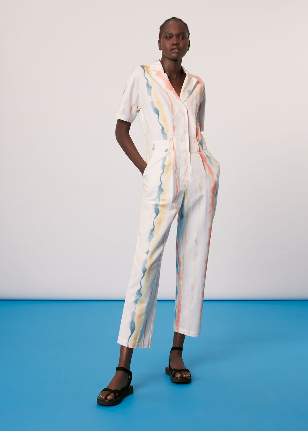 Shibori Tie Dye Boilersuit