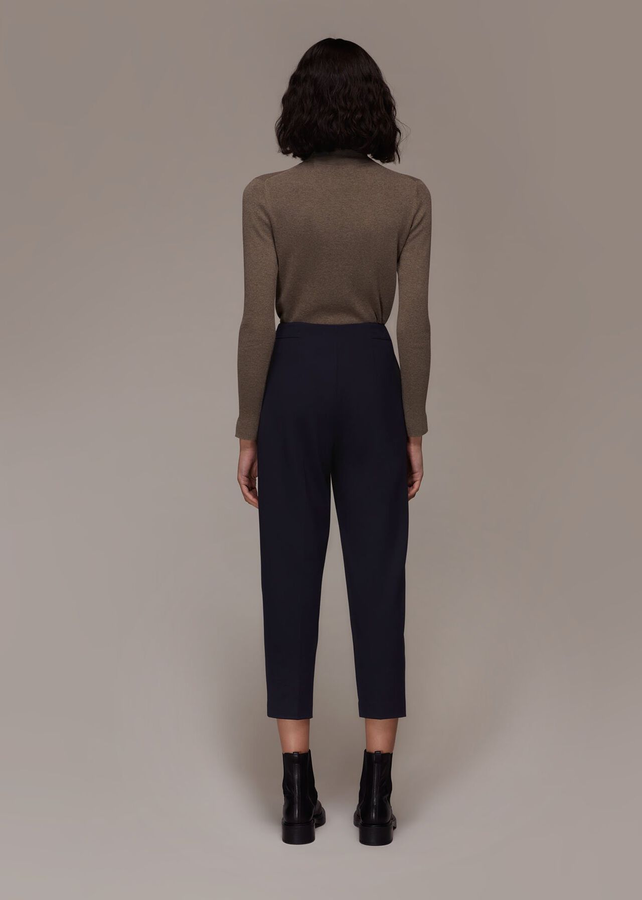 Lila Tapered Ponte Trouser