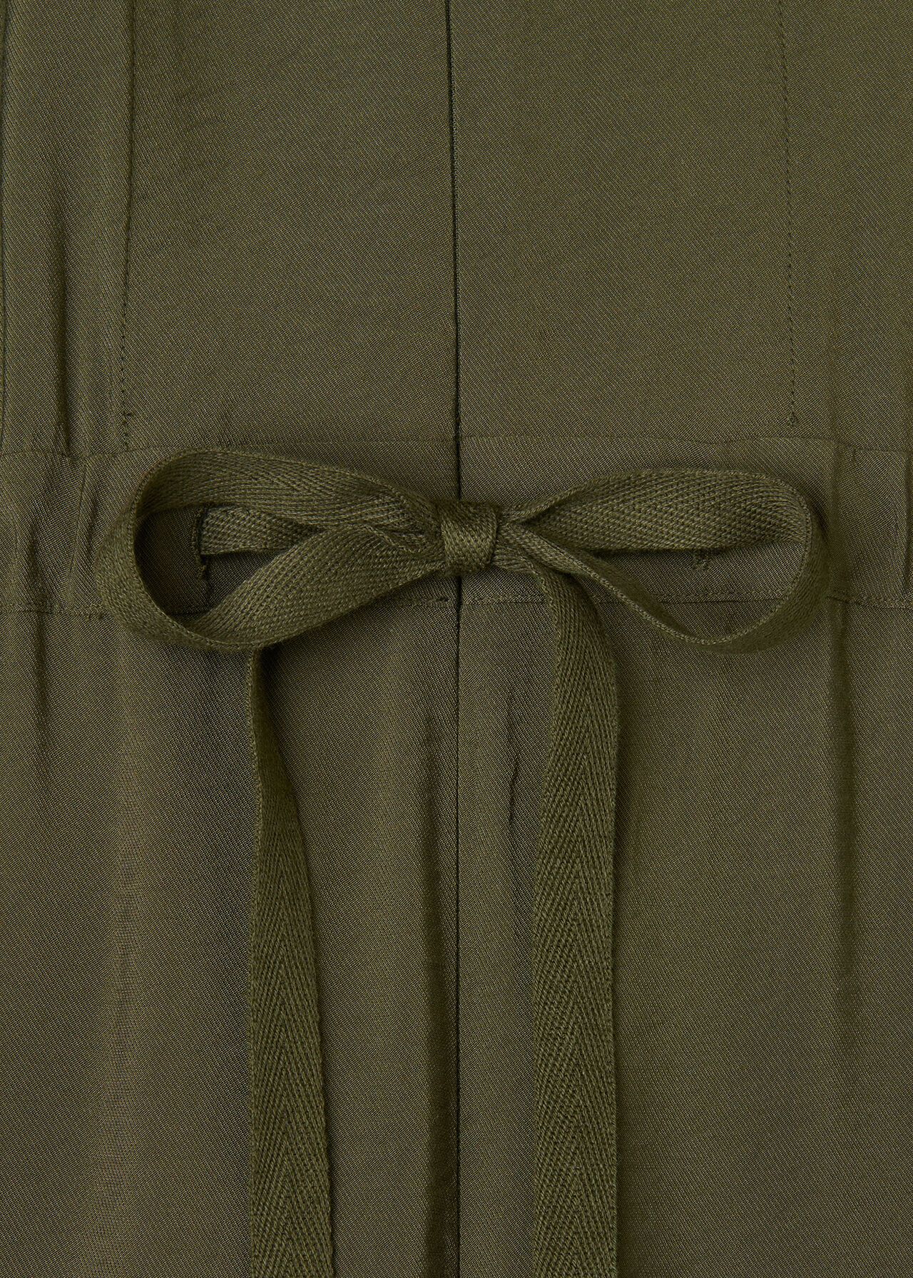 Petite Sleeveless Drawstring Jumpsuit
