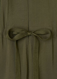 Petite Sleeveless Drawstring Jumpsuit