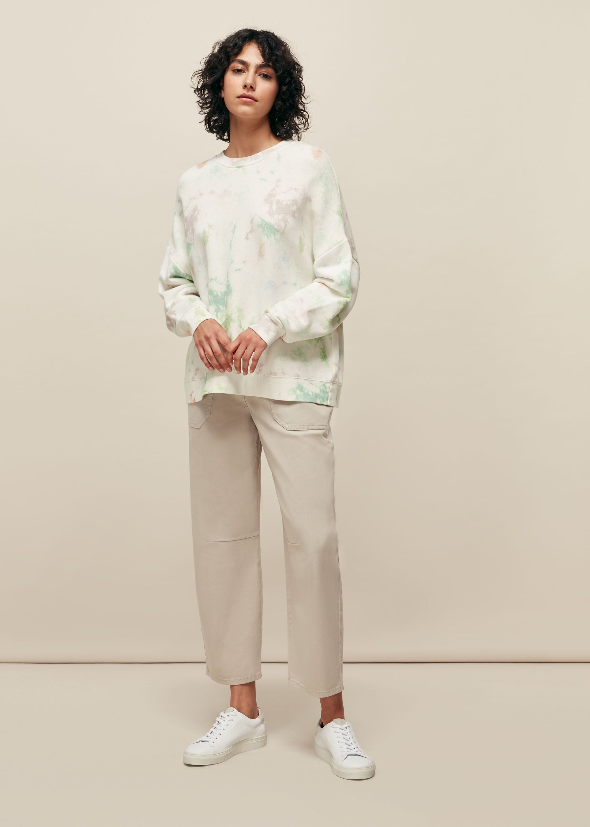 Whistles tie dye sweatshirt clearance